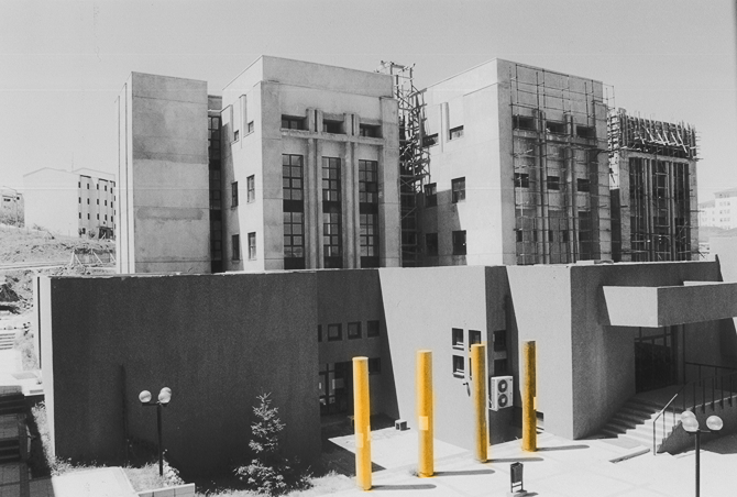 FA building on the Bilkent University campus